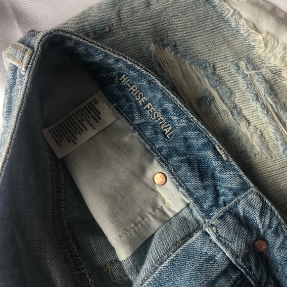 American Eagle 🦅 Hi Rise Festival Shorts Size 10 - Picture 5 of 5